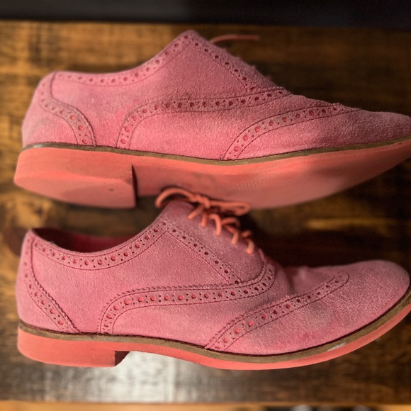 Cole Haan Suede Oxford Shoes 8B PINK - Picture 10 of 10